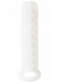 Белый фаллоудлинитель Homme Long - 13,5 см. - Lola Games - в Реутове купить с доставкой