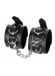 Черные оковы Anonymo из искусственной кожи - ToyFa - купить с доставкой в Реутове