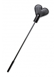 Черный стек со шлепком в форме сердца Anonymo - 35 см. - ToyFa - купить с доставкой в Реутове