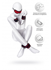 Красно-черный бондажный набор Anonymo - ToyFa - купить с доставкой в Реутове