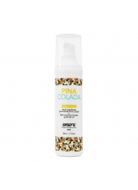 Разогревающее массажное масло с ароматом пина колада Gourmet Pina Colada - 50 мл. - Exsens - купить с доставкой в Реутове