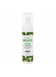 Разогревающее массажное масло с ароматом мохито Gourmet Mint Mojito - 50 мл. - Exsens - купить с доставкой в Реутове