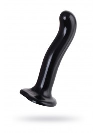 Черный стимулятор для пар P G-Spot Dildo Size M - 18 см. - Strap-on-me - в Реутове купить с доставкой