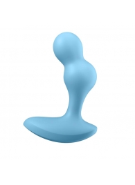 Голубой анальный вибростимулятор Deep Driver - 11,2 см. - Satisfyer - в Реутове купить с доставкой