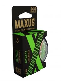 Презервативы в пластиковом кейсе MAXUS AIR Mixed - 3 шт. - Maxus - купить с доставкой в Реутове