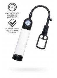 Прозрачная механическая помпа Helmer с манометром - Sexus - в Реутове купить с доставкой