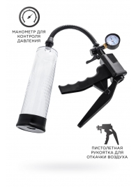 Прозрачная механическая помпа для пениса Viggo - Sexus - в Реутове купить с доставкой