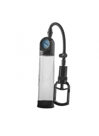 Прозрачная вакуумная помпа с манометром Deluxe Penis Pump - Dream Toys - в Реутове купить с доставкой