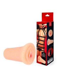 Реалистичный мастурбатор-вагина телесного цвета с вибрацией - Bior toys - в Реутове купить с доставкой