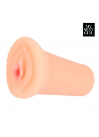 Реалистичный мастурбатор-вагина телесного цвета с вибрацией - Bior toys - в Реутове купить с доставкой