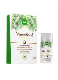 Возбуждающий гель с ароматом кокоса Vibration Coconut - 15 мл. - INTT - купить с доставкой в Реутове