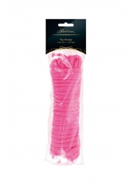 Розовая веревка для связывания Sweet Caress Rope - 10 метров - Sweet Caress - купить с доставкой в Реутове