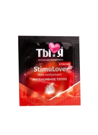 Разогревающий гель-лубрикант Stimulove Strong в одноразовой упаковке - 4 гр. - Биоритм - купить с доставкой в Реутове