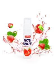 Гель-смазка Tutti-frutti с земляничным вкусом - 30 гр. - Биоритм - купить с доставкой в Реутове
