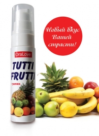 Гель-смазка Tutti-frutti со вкусом тропических фруктов - 30 гр. - Биоритм - купить с доставкой в Реутове