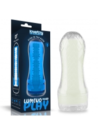 Светящийся в темноте мастурбатор Lumino Play Masturbator Ribbed - Lovetoy - в Реутове купить с доставкой