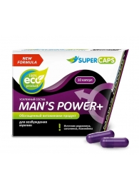 Возбуждающее средство для мужчин Mans Power plus - 10 капсул (0,35 гр.) +1 в подарок - SuperCaps - купить с доставкой в Реутове