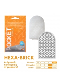 Карманный мастурбатор HEXA-BRICK - Tenga - в Реутове купить с доставкой