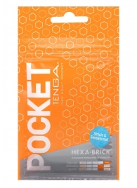 Карманный мастурбатор HEXA-BRICK - Tenga - в Реутове купить с доставкой