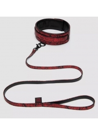 Стильный ошейник с поводком Reversible Faux Leather Collar and Lead - Fifty Shades of Grey - купить с доставкой в Реутове