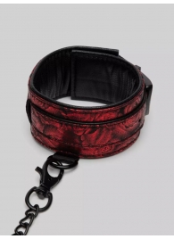 Красно-черные оковы Reversible Faux Leather Ankle Cuffs - Fifty Shades of Grey - купить с доставкой в Реутове