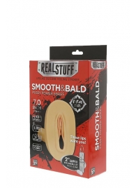 Мастурбатор-вагина с вибрацией и выносным пультом управления REALSTUFF SMOOTH   BALD - Dream Toys - в Реутове купить с доставкой