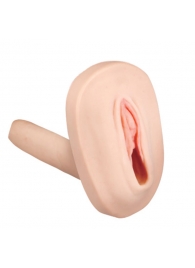 Мастурбатор-вагина с вибрацией и выносным пультом управления REALSTUFF SMOOTH   BALD - Dream Toys - в Реутове купить с доставкой