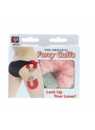 Металлические наручники с розовой меховой опушкой METAL HANDCUFF WITH PLUSH PINK - Dream Toys - купить с доставкой в Реутове