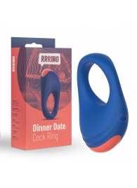 Синее эрекционное кольцо RRRING Dinner Date Cock Ring - FeelzToys - в Реутове купить с доставкой