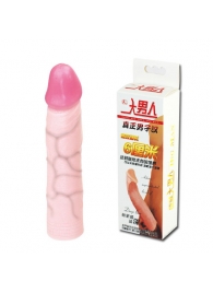 Удлиняющая насадка на пенис Deep Love - 21,5 см. - Baile - в Реутове купить с доставкой