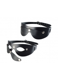 Черная кожаная маска  Новичок - Sitabella - купить с доставкой в Реутове