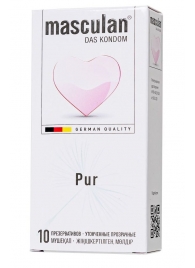 Супертонкие презервативы Masculan Pur - 10 шт. - Masculan - купить с доставкой в Реутове