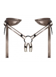 Бронзовый пояс для насадок Desirous Harness - Strap-on-me - купить с доставкой в Реутове