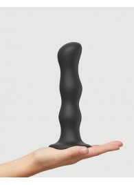 Черная насадка Strap-On-Me Dildo Geisha Balls size XL - Strap-on-me - купить с доставкой в Реутове
