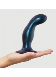 Темно-синяя насадка Strap-On-Me Dildo Plug Snaky size M - Strap-on-me - купить с доставкой в Реутове