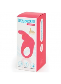 Розовое эрекционное виброкольцо Happy Rabbit Rechargeable Rabbit Cock Ring - Happy Rabbit - в Реутове купить с доставкой