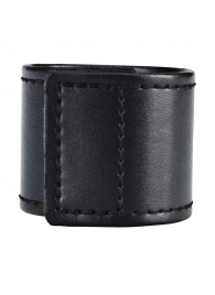 Хомут-утяжка для мошонки из искусственной кожи на липучке VELCRO BALL STRETCHER- 4 см. - BlueLine - в Реутове купить с доставкой