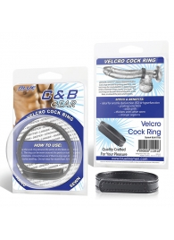 Кольцо на пенис из искусственной кожи на липучке VELCRO COCK RING - 5 см. - BlueLine - в Реутове купить с доставкой