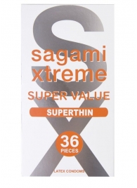 Ультратонкие презервативы Sagami Xtreme Superthin - 36 шт. - Sagami - купить с доставкой в Реутове