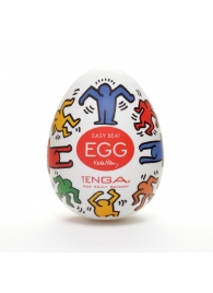 Мастурбатор-яйцо Keith Haring EGG DANCE - Tenga - в Реутове купить с доставкой