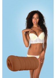 Коричневый мастурбатор-вагина BRIANNA - Dream Toys - в Реутове купить с доставкой
