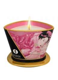 Массажная свеча Rose Petals с ароматом розы - 170 мл. - Shunga - купить с доставкой в Реутове