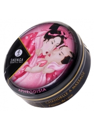 Массажная свеча Rose Petals с ароматом розы - 30 мл. - Shunga - купить с доставкой в Реутове