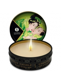 Массажная свеча Exotic Green Tea с ароматом зелёного чая - 30 мл. - Shunga - купить с доставкой в Реутове