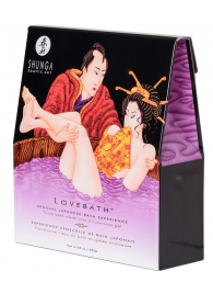 Соль для ванны Lovebath Sensual lotus, превращающая воду в гель - 650 гр. - Shunga - купить с доставкой в Реутове