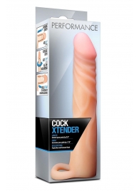 Телесная насадка на пенис Cock Xtender - 17,7 см. - Blush Novelties - в Реутове купить с доставкой