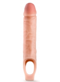 Телесная насадка на пенис 10 Inch Cock Sheath Extender - 25 см. - Blush Novelties - в Реутове купить с доставкой