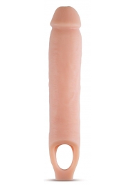 Телесная насадка на пенис 11.5 Inch Cock Sheath Penis Extender - 29,2 см. - Blush Novelties - в Реутове купить с доставкой