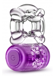Фиолетовое эрекционное виброкольцо One Night Stand Vibrating C-Ring - Blush Novelties - в Реутове купить с доставкой