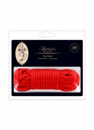 Красная веревка для фиксации - 10 м. - Sweet Caress - купить с доставкой в Реутове